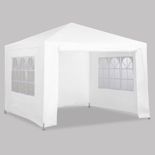Wallaroo 3x3m Outdoor Party Wedding Event Gazebo Tent - White - ShopFrenzy