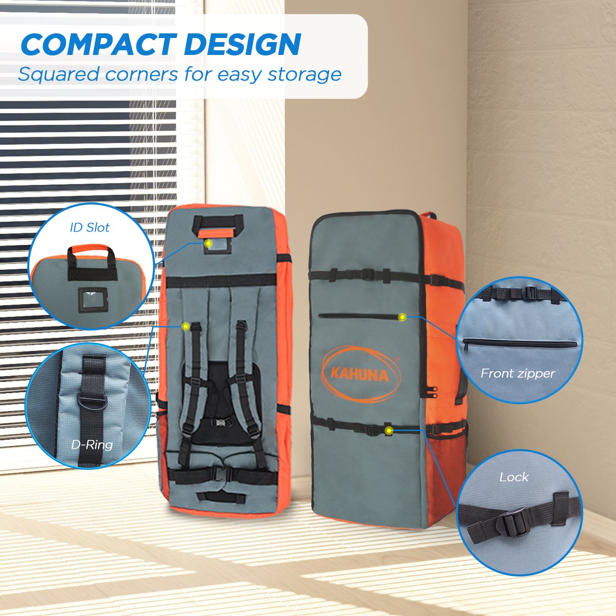 Kahuna Hana Travel Bag for Inflatable Stand Up Paddle iSUP Boards - ShopFrenzy