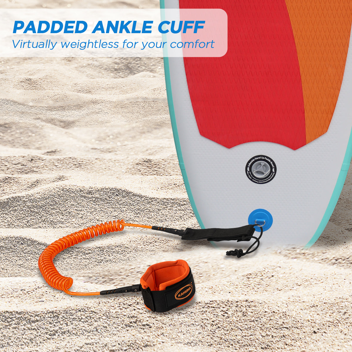Kahuna Hana Safety Leash for Stand Up Paddle Board - ShopFrenzy