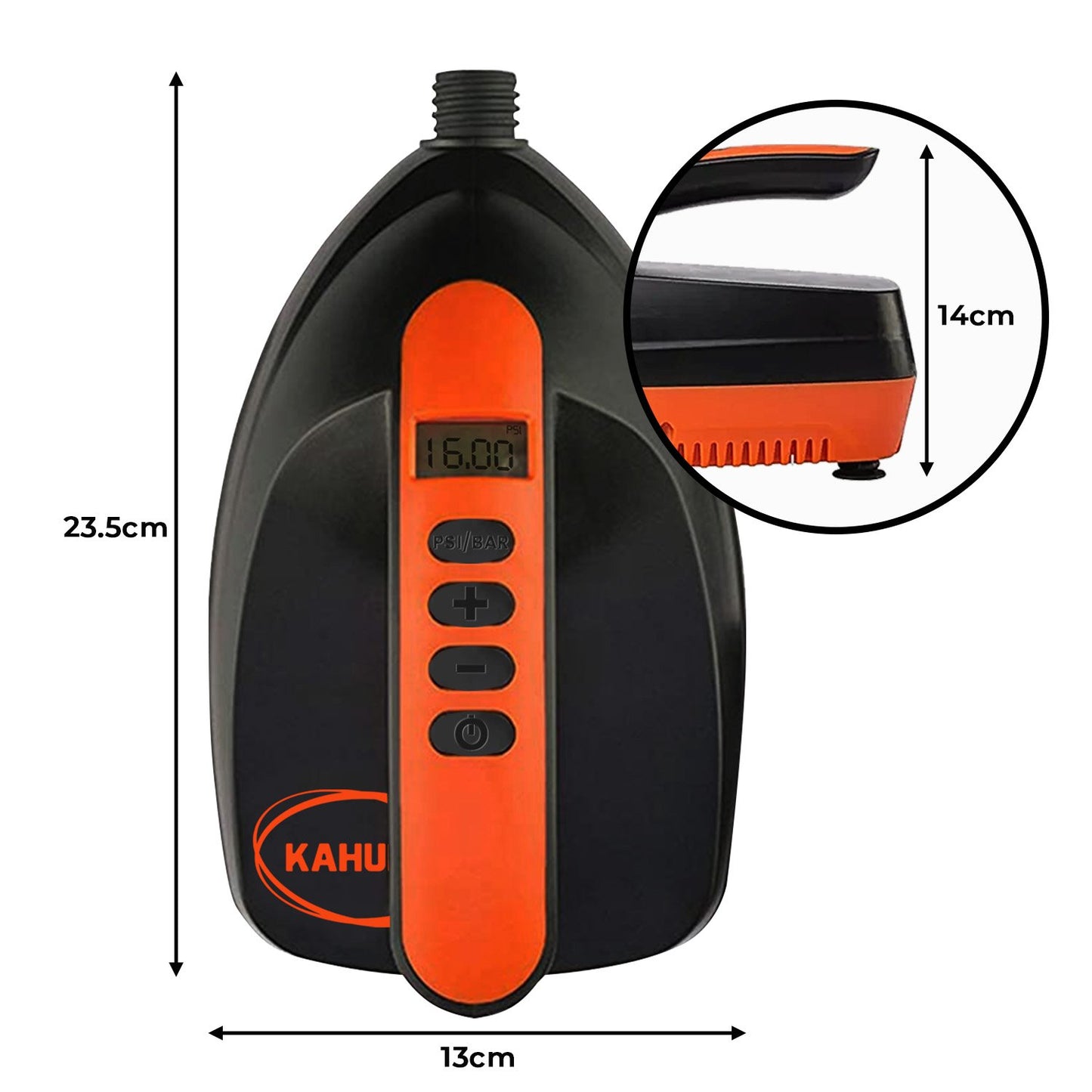 Kahuna Portable Electric Air Pump 12V for Inflatable Paddle Boards - ShopFrenzy