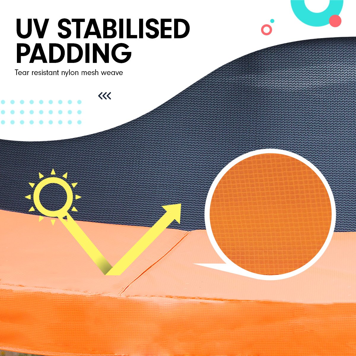 Kahuna 8ft Outdoor Orange Trampoline For Kids And Children Suited For Fitness Exercise Gymnastics With Safety Enclosure Basketball Hoop Set - ShopFrenzy