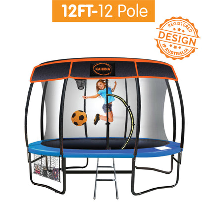 Kahuna 12ft-12 Pole Trampoline Roof Shade Cover - ShopFrenzy