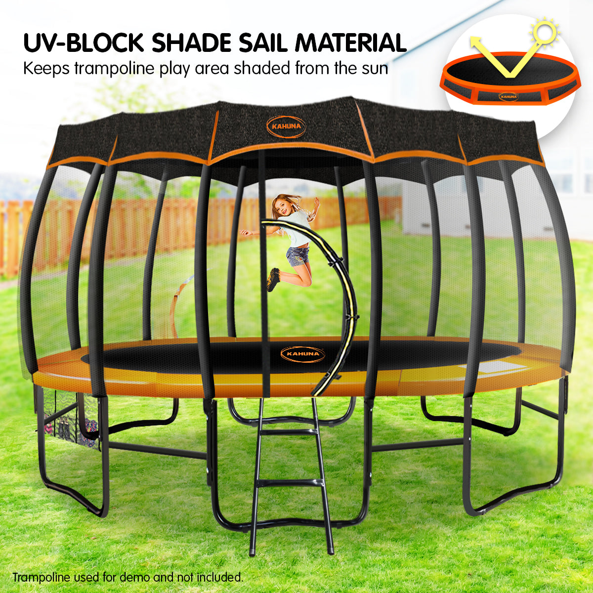 Kahuna 14ft Removable Twister Trampoline Roof Shade Cover - ShopFrenzy