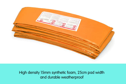 Kahuna 12ft Trampoline Replacement Pad Round - Orange - ShopFrenzy