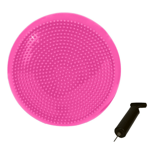Powertrain Yoga Stability Disc Home Gym Pilates Balance Trainer - Pink - ShopFrenzy