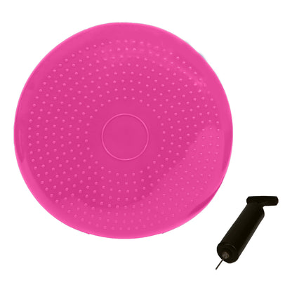 Powertrain Yoga Stability Disc Home Gym Pilates Balance Trainer - Pink - ShopFrenzy