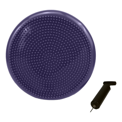 Powertrain Yoga Stability Disc w/ Pump Home Gym Pilate Balance Trainer - Purple - ShopFrenzy
