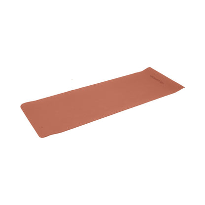Powertrain Eco-friendly Dual Layer 6mm Yoga Mat | Peach | Non-slip Surface And Carry Strap For Ultimate Comfort And Portability - ShopFrenzy