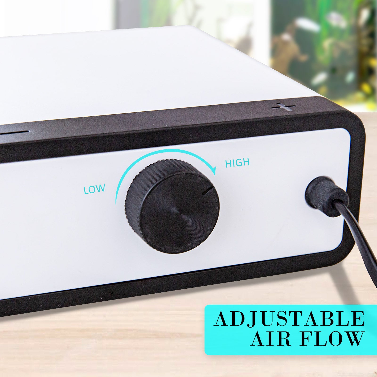 Aquarium Air Pump Oxygen Hydroponic 4 Outlet 670L/H 8W WHITE - ShopFrenzy