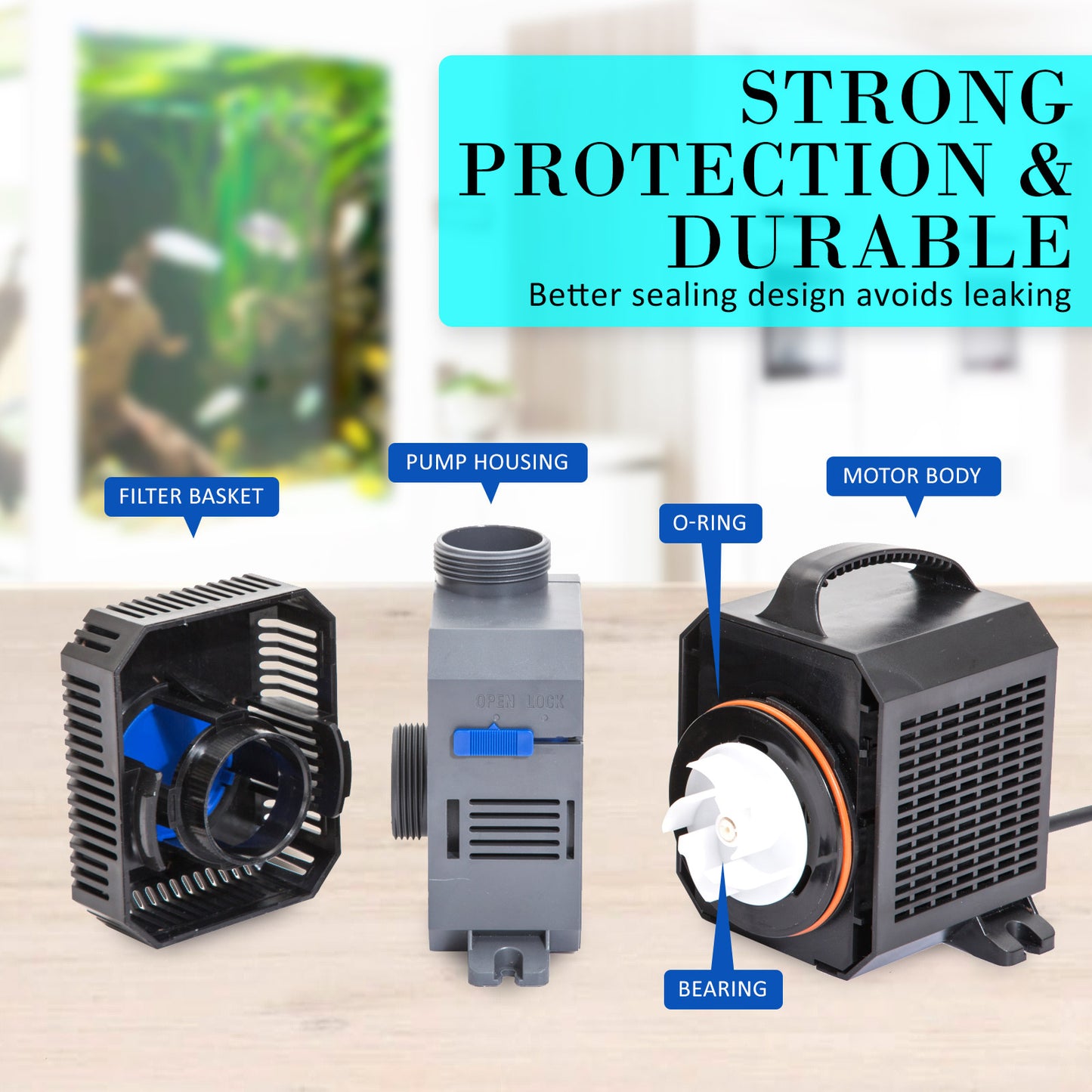Aquarium Submersible Pond Water Pump 10000L/H - ShopFrenzy