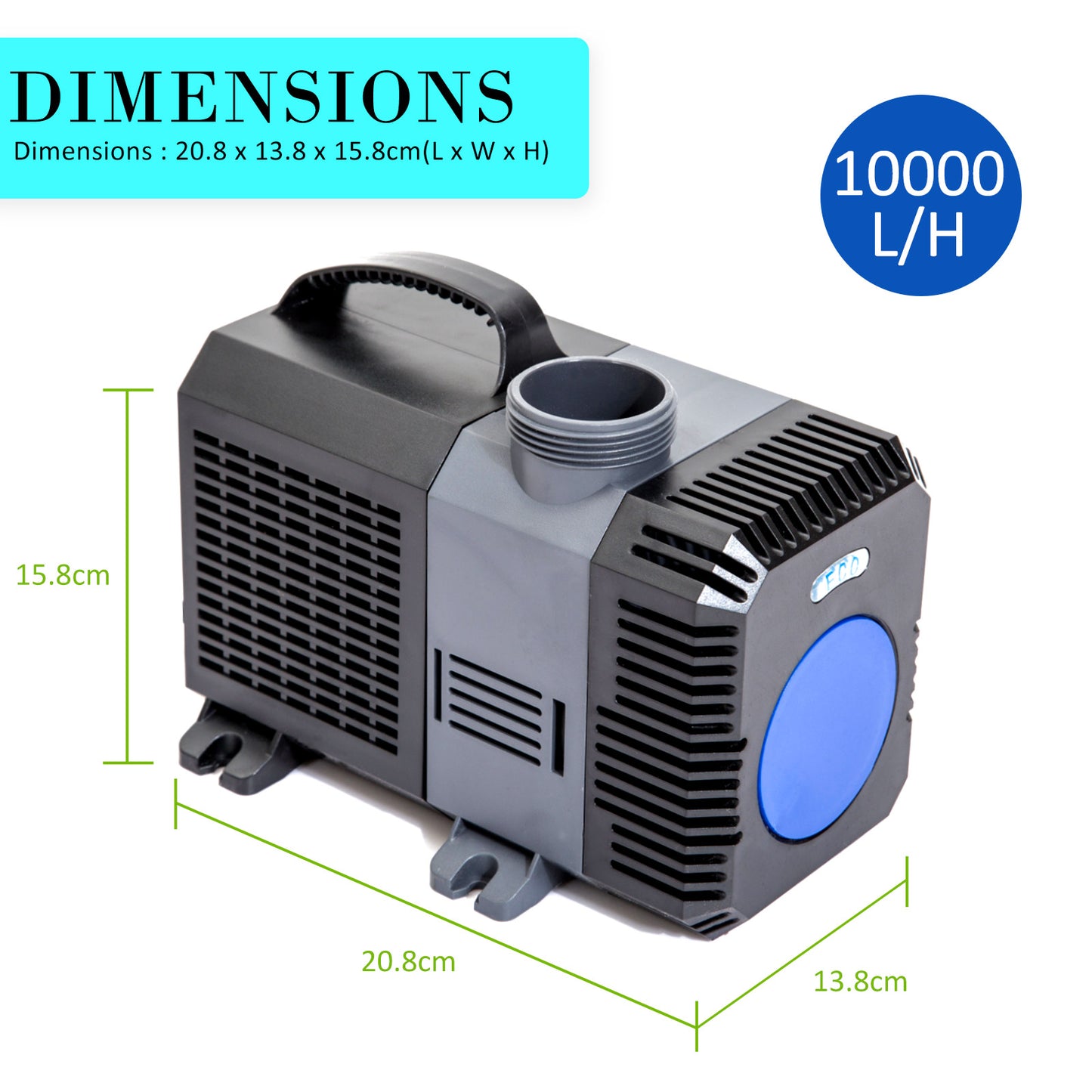 Aquarium Submersible Pond Water Pump 10000L/H - ShopFrenzy