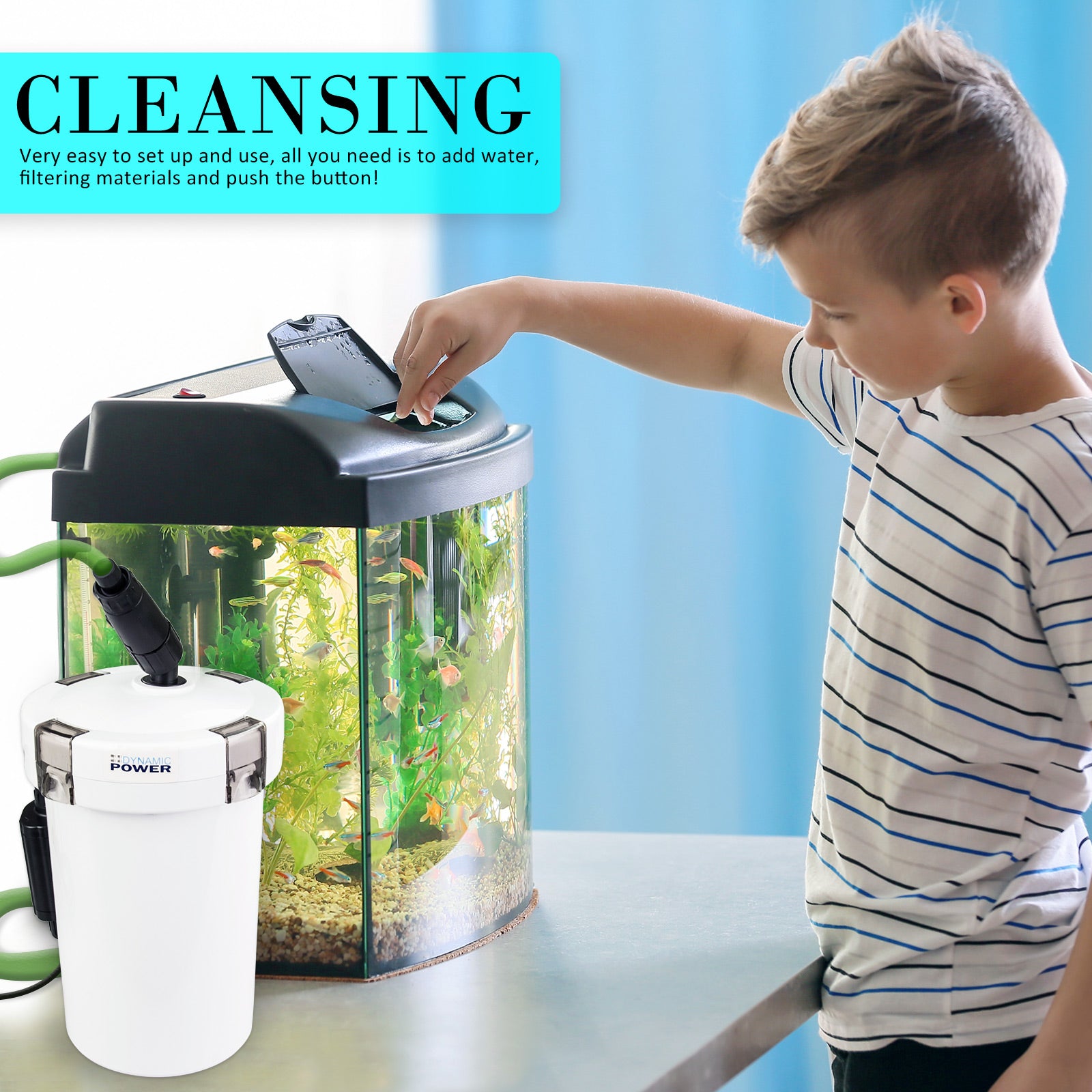 Aquarium External Canister Filter 400L/H - ShopFrenzy