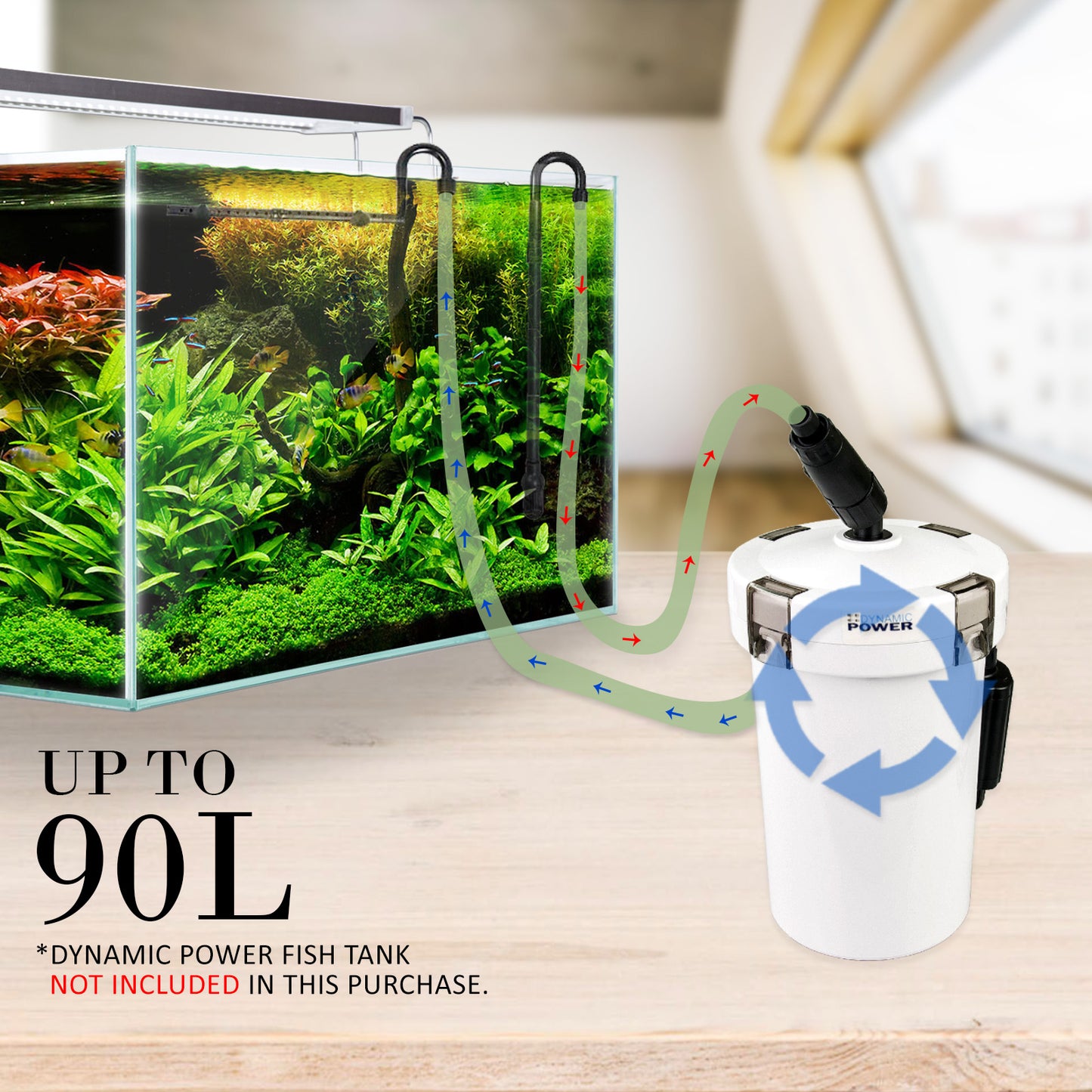 Aquarium External Canister Filter 400L/H - ShopFrenzy
