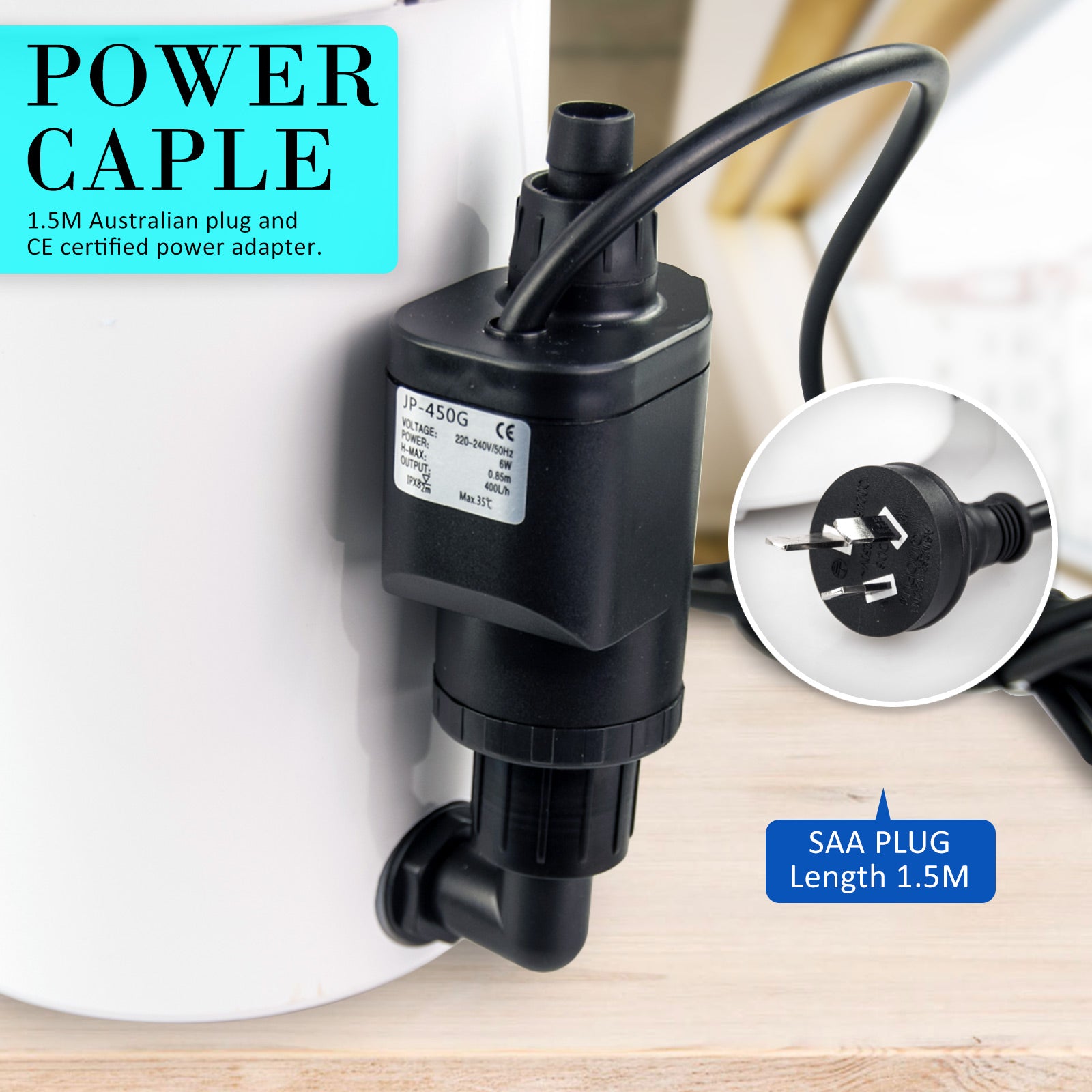Aquarium External Canister Filter 400L/H - ShopFrenzy