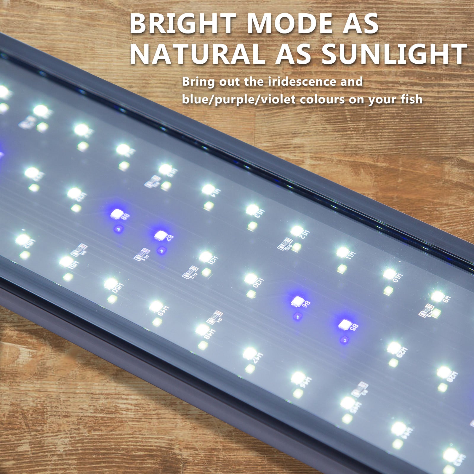 11W Aquarium Blue White LED Light for Tank 50-70cm - ShopFrenzy
