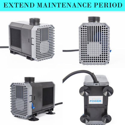 Aquarium Submersible Pond Water Pump 3000L/H 55W 3m - ShopFrenzy