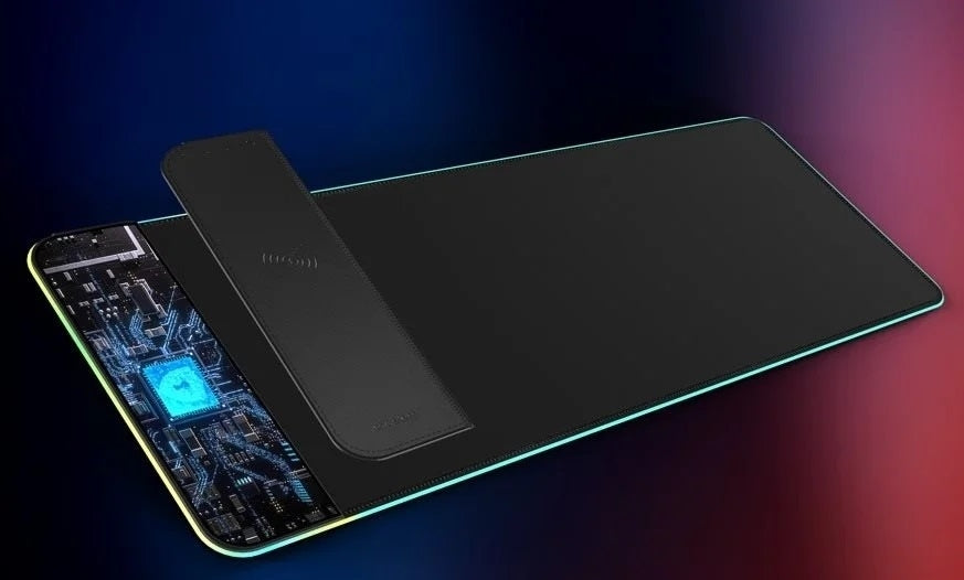 CHOETECH T543-F RGB Illuminated 15W Wireless Charging Mouse Pad - ShopFrenzy