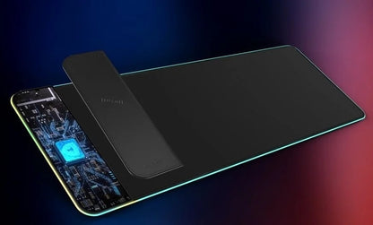 CHOETECH T543-F RGB Illuminated 15W Wireless Charging Mouse Pad - ShopFrenzy