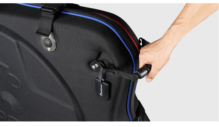 NOOYAH Bike Hard Shell Travel Case EVA Mountain MTB ebike Road Bike 700c Gravel Bike Tourer- BK002 in Black - ShopFrenzy