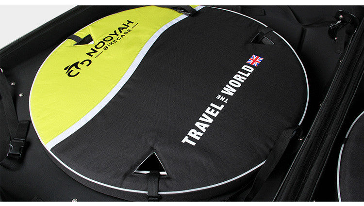 NOOYAH Bike Hard Shell Travel Case EVA Mountain MTB ebike Road Bike 700c Gravel Bike Tourer- BK002 in Black - ShopFrenzy