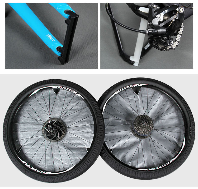 NOOYAH Bike Hard Shell Travel Case EVA Mountain MTB ebike Road Bike 700c Gravel Bike Tourer- BK002 in Black - ShopFrenzy