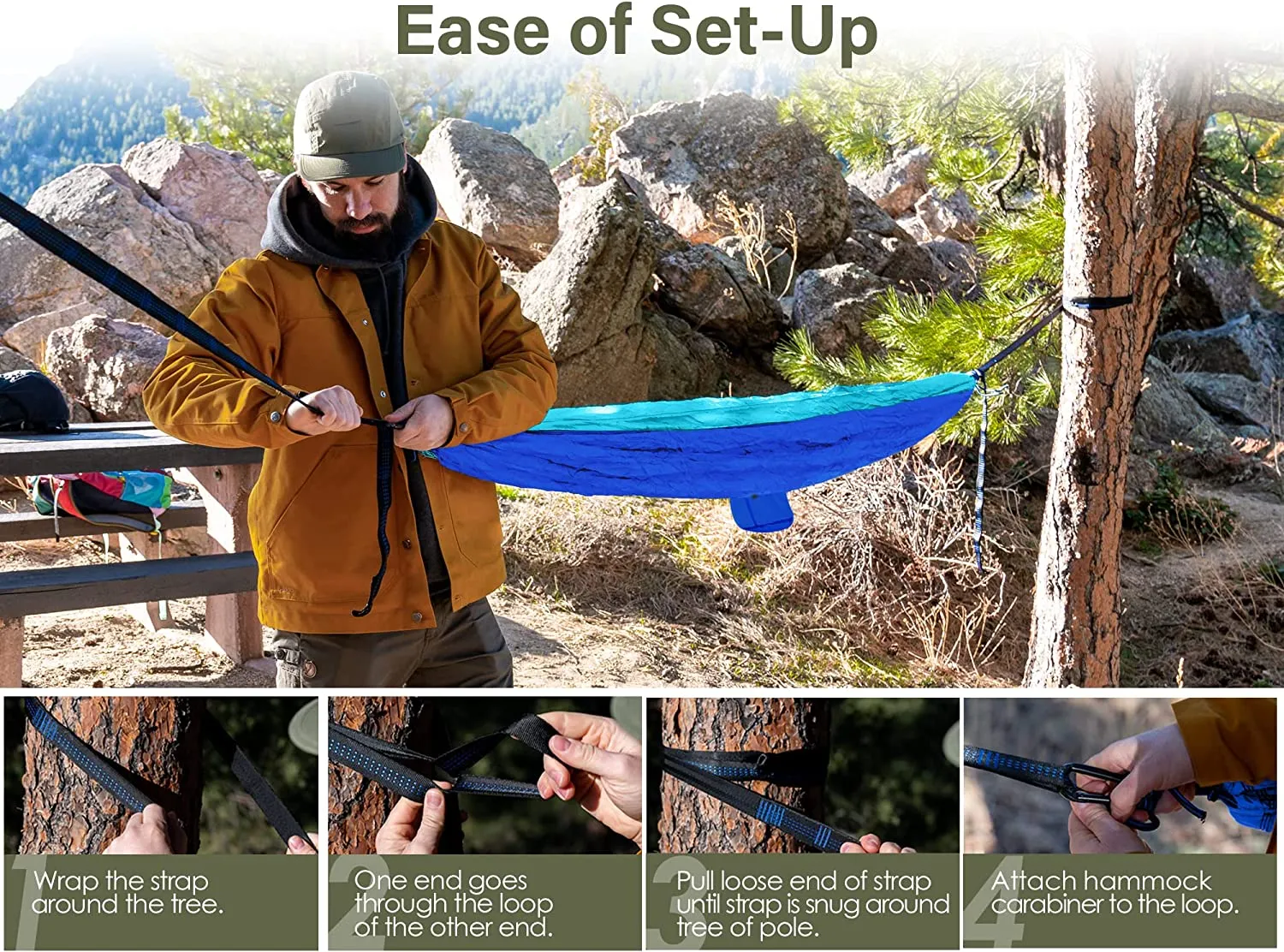 Green Camping Hammock - ShopFrenzy