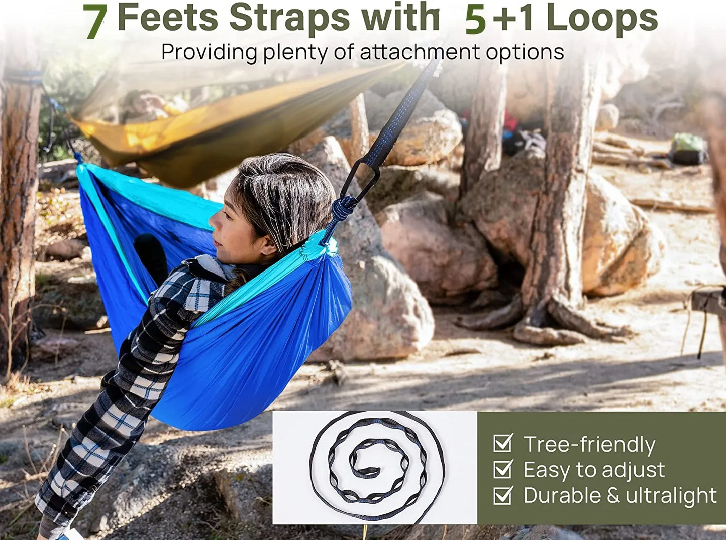 Green Camping Hammock - ShopFrenzy