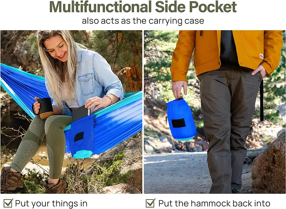 Green Camping Hammock - ShopFrenzy