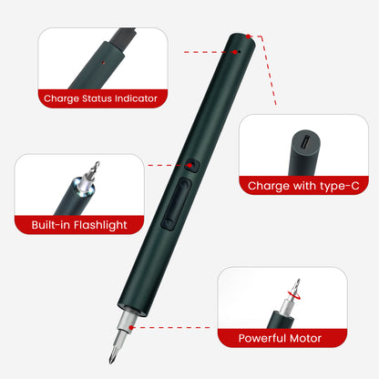 KAIWEETS Mini Electric Screwdriver, 137 in 1 Electric Precision Screwdriver - ShopFrenzy