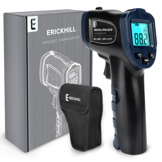 ERICKHILL Infrared Thermometer Gun for Cooking, Adjustable Emissivity - ShopFrenzy