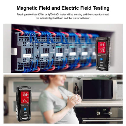 ERICKHILL EMF Meter Digital Electromagnetic Field Radiation Detector Machine - ShopFrenzy