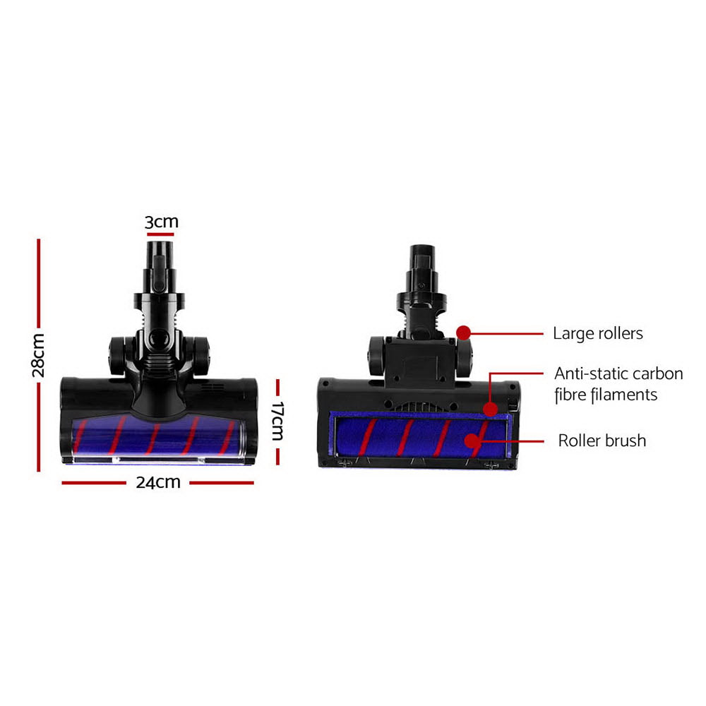 Devanti Stick Vacuum Cleaner Motorised Roller Brush Head - ShopFrenzy