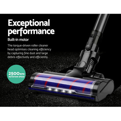 Devanti Stick Vacuum Cleaner Motorised Roller Brush Head - ShopFrenzy