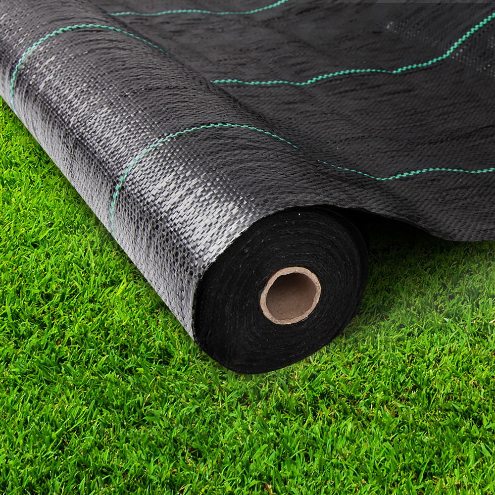 Instahut 0.915x50m Weed Mat Weedmat Control Plant - ShopFrenzy