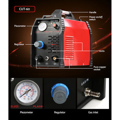 Giantz 60 Amp Inverter Welder Cutter Gas DC iGBT Welding Machine Portable - ShopFrenzy