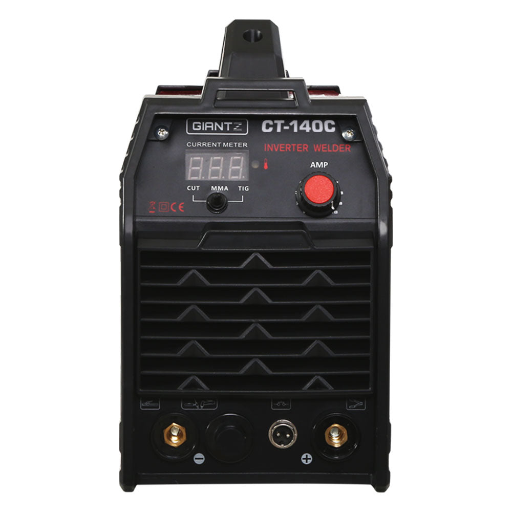 Giantz 140Amp Inverter Welder Plasma Cutter Gas DC iGBT Portable Welding Machine - ShopFrenzy