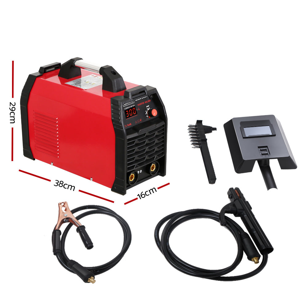 Giantz 300Amp Inverter Welder MMA ARC iGBT DC Gas Welding Machine Stick Portable - ShopFrenzy